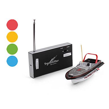 Mini Barco IR com Controle Remoto 4Canais (Várias Cores)